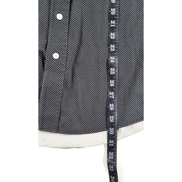 Cinch Men’s Large Black Micro Dot Western Shirt Long Sleeve Button Front - Picture 7 of 9